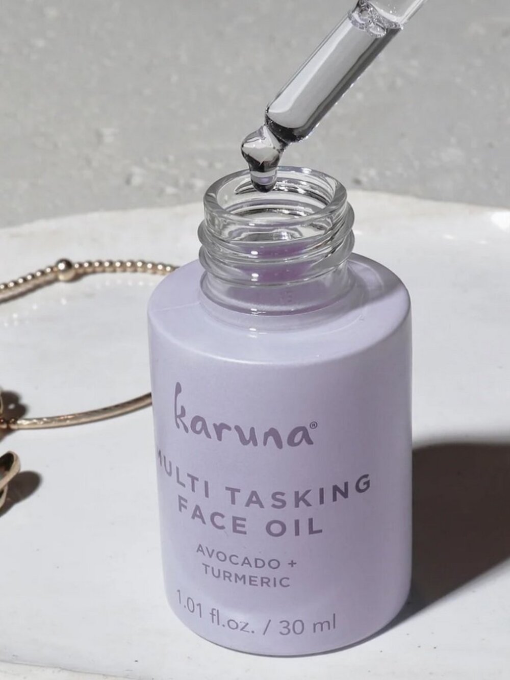 NIB Karuna Face Oil, Moister, Balance for skin 1.01 fl.oz / 30 ml, Hyaluronic